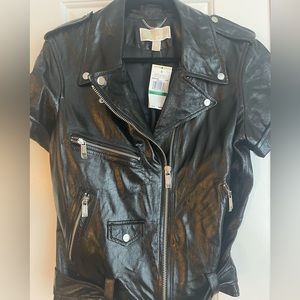 Michael Kors MOTO Leather Jacket